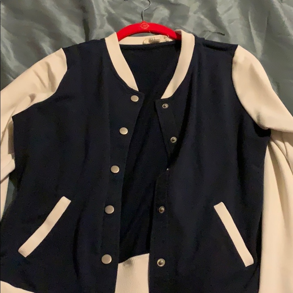 Letterman style jacket